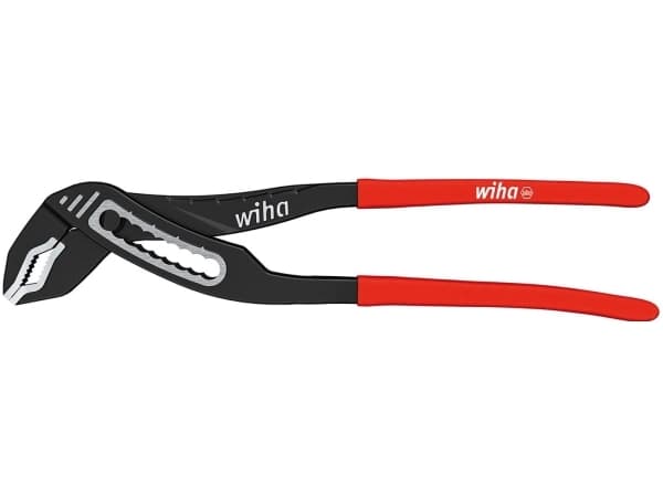 Wiha Z 21 0 01, Tunge-og-spids tang, 5,08 cm, Krom-vanadium-stål, Rød, 25 cm, 25,4 cm (10")