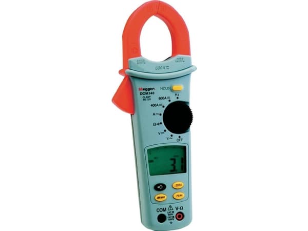Megger 1000-305 Strømtang , Hånd-multimeter digital CAT III 600 V Visning (counts): 4000