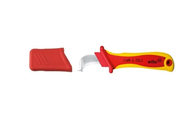 Wiha 246 78 SB, Skyddsisolering, 142 g, Röd, Rostfritt stål, Gul