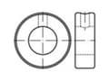 Pikkukuva 3 / 4: TOOLCRAFT 112457 Akselflanger Udvendig halkaisija: 56 mm M8 DIN 705 M8 DIN 705 Stål 5 stk