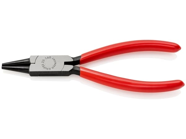 Knipex 22 01 160, Nåletang, Krom-vanadium-stål, Plast, Rød, 16 cm, 140 g