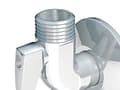 Pikkukuva 1 / 3: Ballofix med håndtag + kontra nippel/forskruning vinkel 1/2"