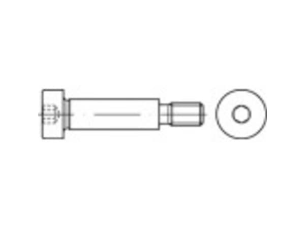 TOOLCRAFT 148043 Kraveskruer M10 35 mm Indvendig sekskant Stål 25 stk