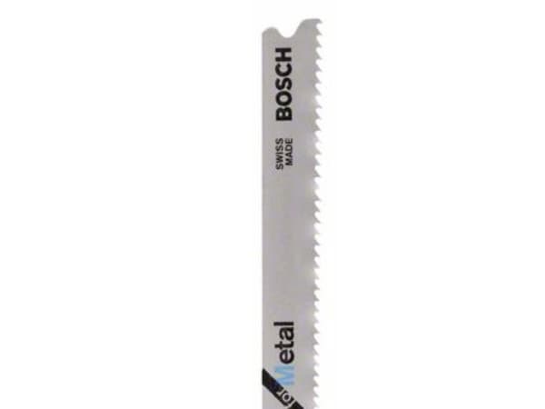 Bosch 2609256729, Sticksågsblad, Metallplåt (tunn), Snabbstål (HSS), Blå, Rostfritt stål, 17 - 23, 1 mm
