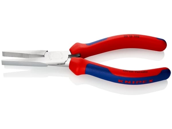 Knipex 30 15 190, Nåltänger, 7 mm, 5 cm, Stål, Blå, Röd, 190 mm