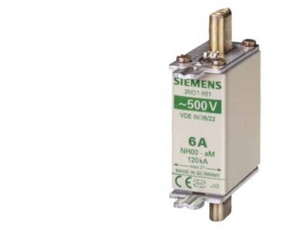 Siemens 3ND1807 Sikringsindsats Sikringsstørrelse = 0 20 A 500 V