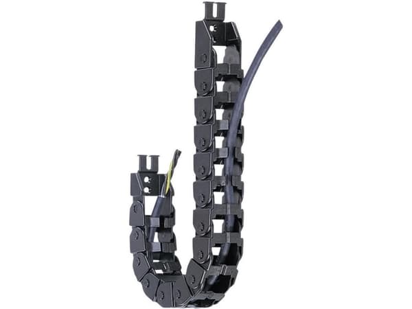 igus Easy Chain® E-Kette® E08 E08.30.038.0 Energian syöttöketju Painonappiperiaate, UL94-V2-luokitus
