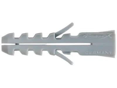 Fischer 50125, Väggplugg, Tegel, Betong, Nylon, Nylon, Grå, 6 mm