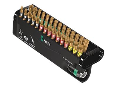 Wera Bit-Check 30 Diamond 1 - Spissett for skrutrekker - 30 deler - torx, phillips, pozidriv, slot - heksagonal