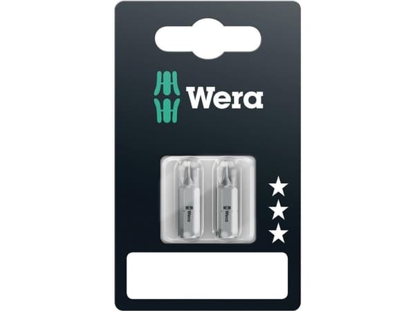 Wera 855/1 Z SB SiS 05073311001 Korsklippbit PZ 1, PZ 2, PZ 3 Verktygsstål slitstarkt D 6.3 3 st