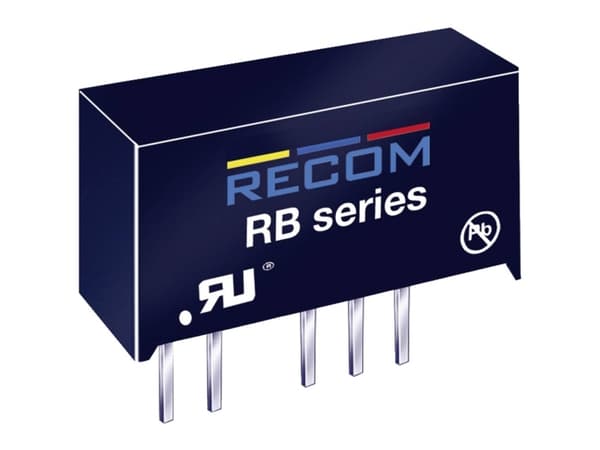 RECOM RB-1212S DC/DC bilväxelriktare 12 V 12 V 0,084 A 1 W Antal utgångar: 1 x Innehåll 1 st