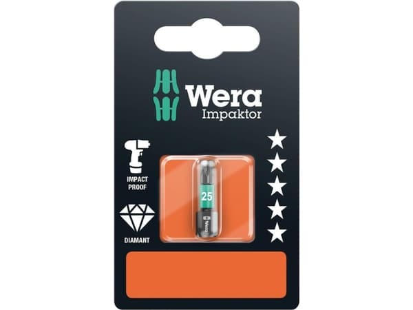 Wera 867/1 IMP DC SB SiS 05073926001 Torxbit T 30 Verktygsstål Legering, diamantbelagd D 6.3 1 st