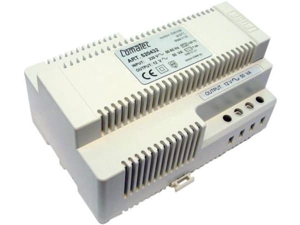 Comatec TBD205012F Strømforsyning til DIN-skinne (DIN-rail) 12 V/AC 4.17 A 50 VA Indhold 1 stk