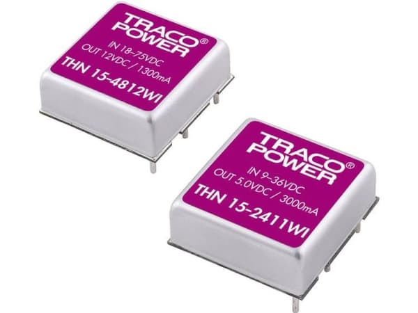 Traco Power THN 15-2411WI, 25,4 mm, 9,9 mm, 25,4 mm, 16,5 g, 15 W, 9-36 V