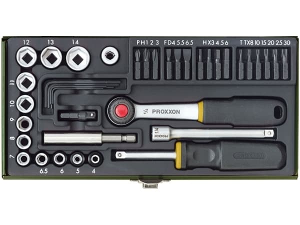 Proxxon 23 070, 39 stykker, Brett
