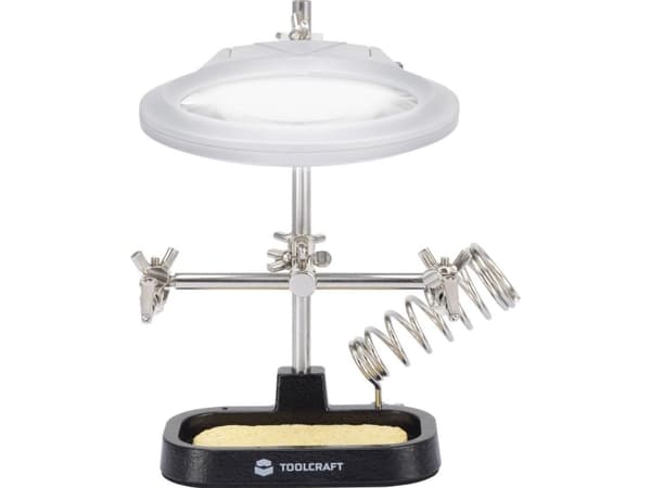 TOOLCRAFT ZD-10MB Tredje hånd (L x B x H) 210 x 265 x 190 mm