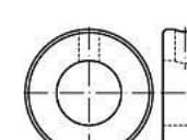 TOOLCRAFT 112436 Akselflanger Udvendig diameter: 20 mm M5 DIN 705 Stål 25 stk