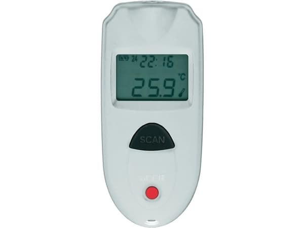 VOLTCRAFT IR 110-1S, 33 mm, 14 mm, 73 mm, 22 g, Sort, Hvit, F,°C