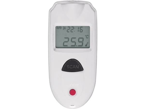 VOLTCRAFT IR 110-1S, 33 mm, 14 mm, 73 mm, 22 g, Sort, Hvit, F,°C