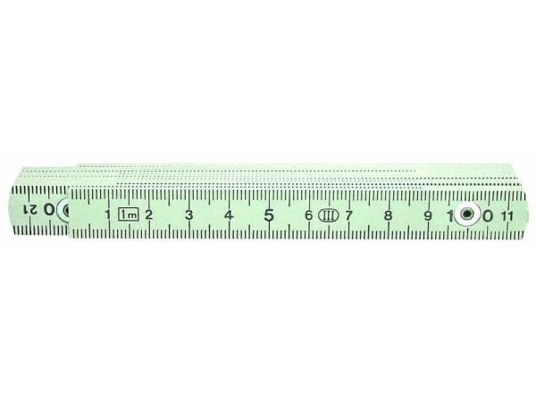 Bernstein 7-503, Puu, Metrinen, cm, mm, Harmaa, 1 m, 13 mm