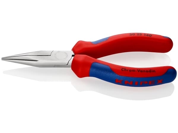 Knipex 30 25 140, Nesetang, 2 mm, 4,2 cm, Stål, Blå, Rød, 140 mm