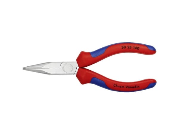 Knipex 30 25 140, Nesetang, 2 mm, 4,2 cm, Stål, Blå, Rød, 140 mm