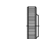 TOOLCRAFT 107582 Fingermøtrikker M4 DIN 467 Stål 100 stk