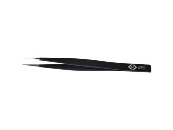 C.K T2346D ESD Pincet AA SA-ESD Spids, fin 130 mm
