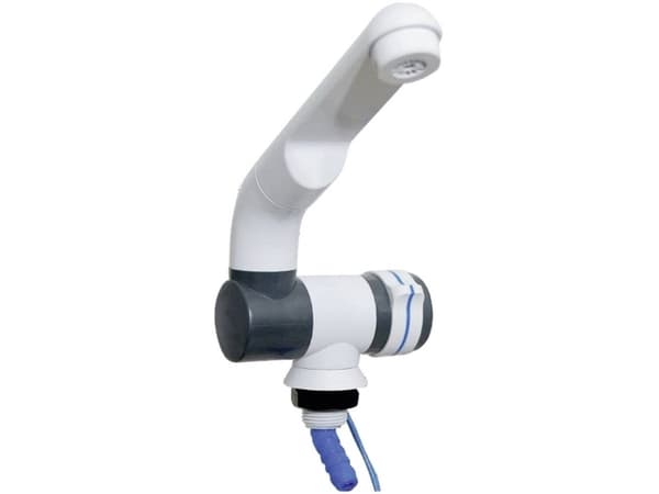 Barwig 4000-76 Camping-vandhane Slangetilslutning 120 mm Grå, Antracit