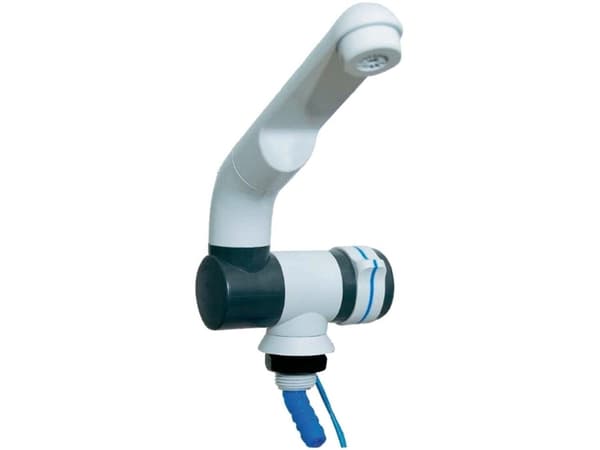 Barwig 4000-76 Camping-vandhane Slangetilslutning 120 mm Grå, Antracit