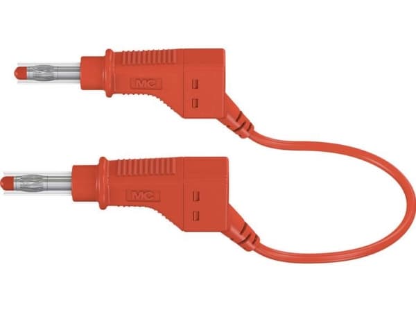 MC XZG425/SIL, Testausjohdin, Punainen, Silikoni, 2.5 mm², CAT II, Silikoni