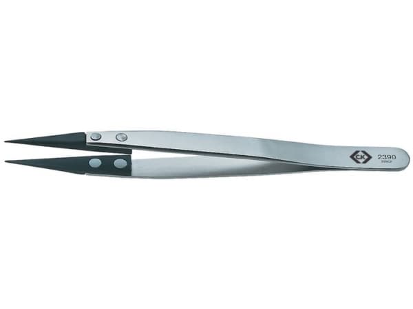 C.K CarbofibESD Tweezer 2390 - 130mm C.K. T2390