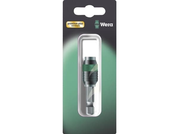 Wera 05073421001, Stikkontakt, 1/4", Imperisk, 1 hoder, 1/4", Kromvanadiumstål, Plast, Stål