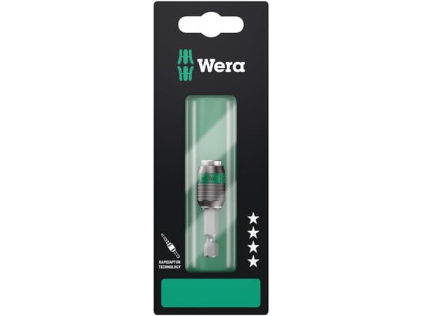 Wera 05073421001, Stikkontakt, 1/4", Imperisk, 1 hoder, 1/4", Kromvanadiumstål, Plast, Stål