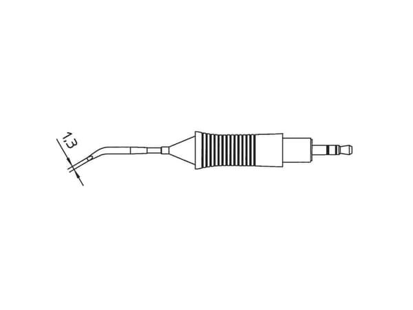 Weller RTM 008 S X (RT 5 30°), Loddespiss, Weller, WXMP / WMRP, 40 W, Sort, Sølv, 1 stykker