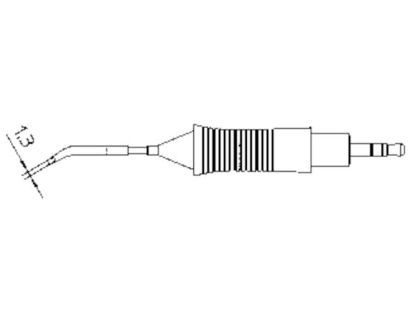 Weller RTM 008 S X (RT 5 30°), Loddespiss, Weller, WXMP / WMRP, 40 W, Sort, Sølv, 1 stykker