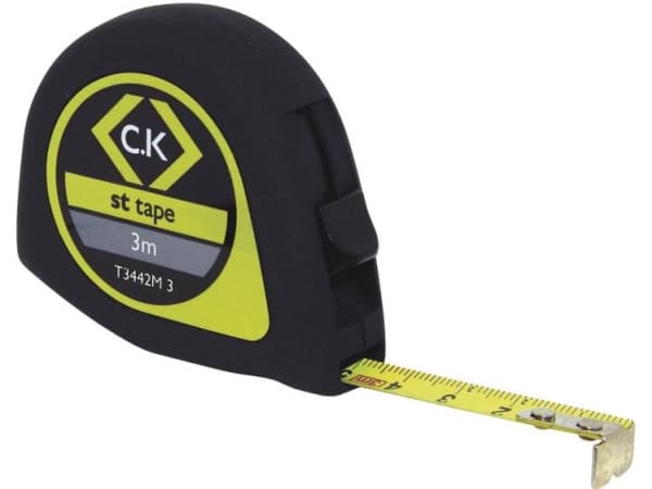 C.K T3442M 3 Målebånd 3 m Stål