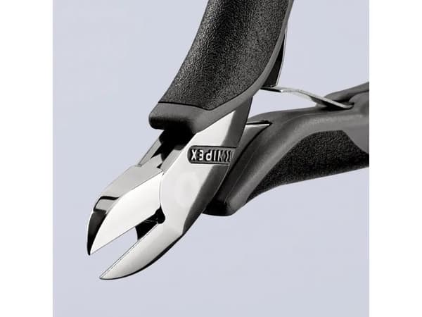 Knipex KP-7702115ESD, Diagonal tang, 1,1 cm, 1,4 cm, 7,5 mm, 1,6 mm, Beskyttelse mot elektrostatisk utladning (ESD)