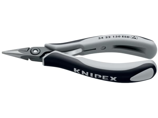 Knipex 34 22 130 ESD, 1,6 mm, 2,27 cm, Stål, Grå, 135 mm, 65 g