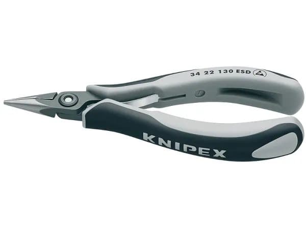 Knipex 34 22 130 ESD, 1,6 mm, 2,27 cm, Stål, Grå, 135 mm, 65 g