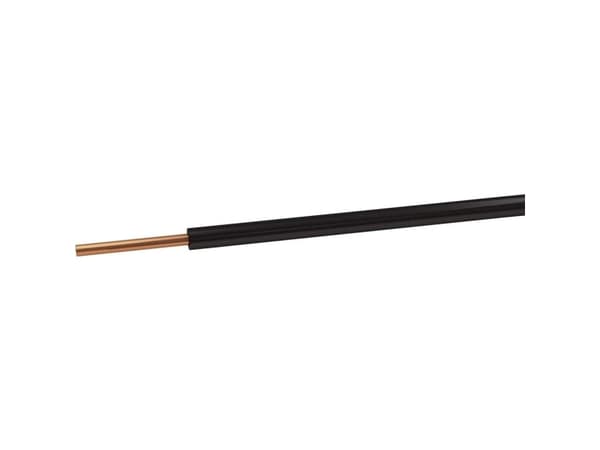 VOKA Kabelwerk H05VK05SW Slangekabel H05V-K 1 x 0.50 mm² Sort 100 m