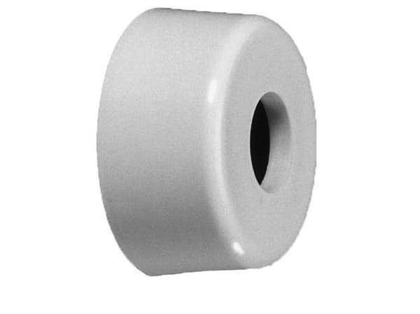 Roset hvid plast Ø32mm x 40mm