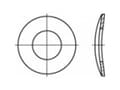 Pikkukuva 4 / 4: TOOLCRAFT 105926 Jousialuslevyt Sisähalkaisija: 7,4 mm DIN 137 Jousiteräs sinkitty 100 kpl