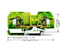 Miniatyrbild 2 av 5: Wago 283-907, 12 mm, 94,5 mm, 37,5 mm