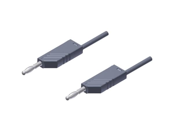SKS Hirschmann MLN 200/2,5 GR Prøveledning Lamelstik 4 mm Lamelstik 4 mm 2.00 m Grå 1 stk