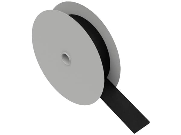 Hebotec 11-KE20001FRT Burrebånd til samling Burrebånd statisk loop del (L x B) 1000 mm x 20 mm Sort 1 m