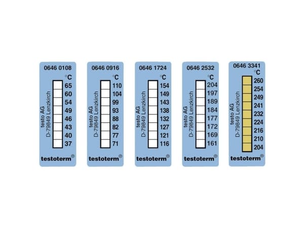 testo testoterm Temperaturmålestrips 71 til 110 °C