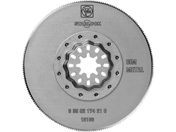 FEIN 63502174230, Sagblad, Glassfiber armert plastik, Putty, Blad metall, Tre, Bimetall, Høy-Hastighets Stål (HHS), 8,5 cm, 5 stykker