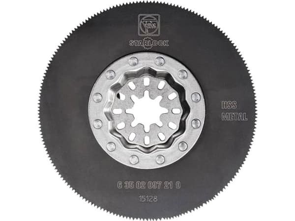FEIN 63502097230, Sågblad, Glasfiberförstärkt plast, Kittfärgad, Trä, Snabbstål (HSS), 8,5 cm, 5 styck