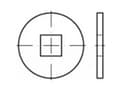 Miniatyrbild 4 av 4: Mellemlægsskive 6.6 mm 22 mm Stål Galvaniseret 100 stk TOOLCRAFT 107033